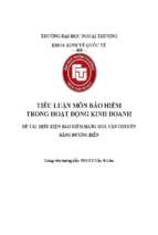 Điều kiện bảo hiểm hàng hoá vận chuyển bằng đường biển