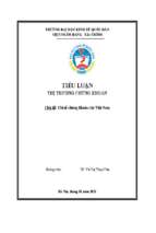 Chỉ số chứng khoán của việt nam