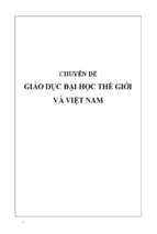 Giáo dục đh thế giới và việt nam