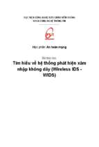Tìm hiểu về hệ thống phát hiện xâm nhập không dây (wireless ids   wids)