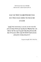 Thực hành thương vụ mua bán, vận tải và bảo hiểm quốc tế lô hàng 230 tấn ngô vàng đóng bao (50kgbao) được xuất khẩu từ việt nam sang trung quốc bằng đường biển theo điều kiện cip incoterms 2010, với giá 186 usdmt, thanh toá