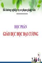Giáo dục học đại cương