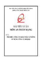Tìm hiểu công cụ khai thác lỗ hổng sử dụng công cụ bbqsql