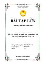 Nghiệp vụ thanh toán không dùng tiền mặt trong thời kỳ covid 19 tại anh