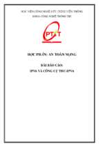 Ipv6 và công cụ thc ipv6