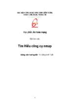 Tìm hiểu công cụ nmap