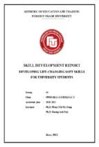 Developing life changing soft skills for university students