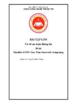 Tìm hiểu về otp (one  time password) và ứng dụng