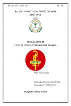 Bc thực tế công ty tnhh united international pharma