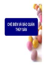 Chế biến và bảo quản thủy sản