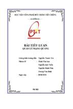 Tiểu luận quản lý mạng quang