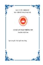 Cơ sở an toàn thông tin tìm hiểu về qr code