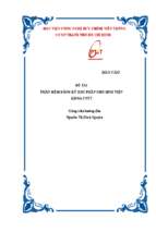 Phần mềm đăng ký học phần cho sinh viên khoa cntt