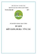 Du lịch kiên giang, bà rịa   vũng tàu