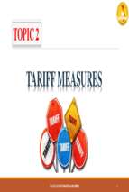 Topic 2 tariff measures