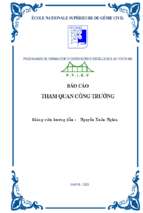 Báo cáo tham quan làng nghề truyền thống bát tràng