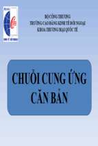 Chuỗi cung ứng căn bản
