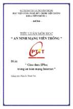 Giao thức ipsec trong an toàn mạng internet