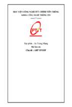 An toàng mạng bài báo cáo chủ đề  arp spoof