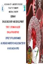 Effect of fluorofamide as urease inhibitor on helicobacter sp. in vivo and in vitrox