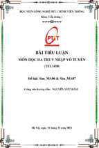 Sim ma06 trực quan hóa nguyên lý hoạt động hệ thống truyền dẫn ofdm trên cơ sở thực hiện fftfft và chènkhử cp