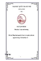Pháp luật quản lý, bảo vệ và phát triển tài nguyên rừng. liên hệ thực tế