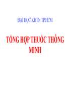 Tổng hợp thuốc thông minh