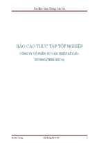 Báo cáo thực tập tốt nghiệp công ty cổ phần tư vấn thiết kế cầu  đường (tedi  reco)