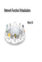 Network function virtualizationx