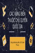 Các vùng biển thuộc chủ quyền quốc giax