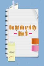 Giao dịch dân sự vô hiệu