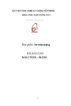 Bài báo cáo kali tool   bless