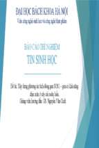 Xây dựng phương án tách dòng gen sos1 – gen có khả năng chịu mặn ở cây cải xoăn biểx