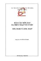 Trực quan hóa nguyên lý hoạt động hệ thống truyền dẫn ofdm trên cơ sở thực hiện fftfft và chènkhử cp, sim_ma06 và sim_ma07