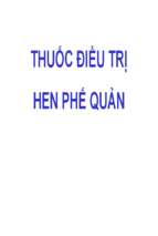 Thuốc điều trị hen phế quản