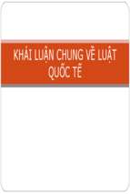 Khái luận chung về luật quốc tế