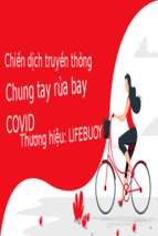 Chiến dịch truyền thông chung tay rửa bay covid thương hiệu lifebuoyx