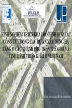 Kinh nghiệm triển khai mô hình hợp tác công tư trong các dự án xây dựng hạ tầng ở các thành phố trên thế giới và tình hình triển khai ở việt namx