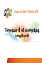 Tổng quan về iot và ứng dụng trong thực tế