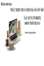 Xây dựng website shop thời trangx