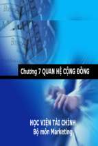 Chương 7 quan hệ cộng đồngx