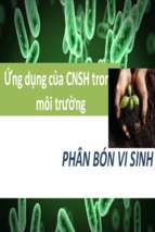 Phân bón vi sinhx