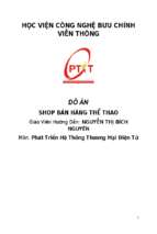 Shop bán hàng thể thao