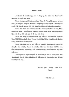 Đặc Điểm Lâm Sàng Và Mối Liên Quan Chỉ Số Non-Hdl-C Với Các Thể Y Học Cổ Truyền Ở Bệnh Nhân Rối Loạn Lipid Máu Tại Bệnh Viện Đa Khoa Gò Vấp