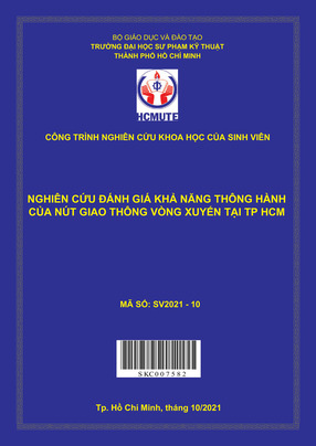 Nghiên Cứu Đánh Giá Khả Năng Thông Hành Của Nút Giao Thông Vòng Xuyến Tại Tp.hcm