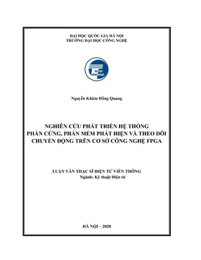 Nghiên Cứu Phát Triển Hệ Thống Phần Cứng, Phần Mềm Phát Hiện Và Theo Dõi Chuyển Động Trên Cơ Sở Công Nghệ Fpga