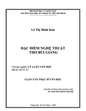 Đặc Điểm Nghệ Thuật Thơ Bùi Giáng