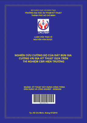 Nghiên Cứu Cường Độ Của Đất Bùn Gia Cường Vải Địa Kỹ Thuật Dựa Trên Thí Nghiệm Cbr Hiện Trường