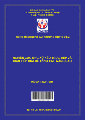 Nghiên Cứu Ứng Xử Kéo Trực Tiếp Và Gián Tiếp Của Bê Tông Tính Năng Cao