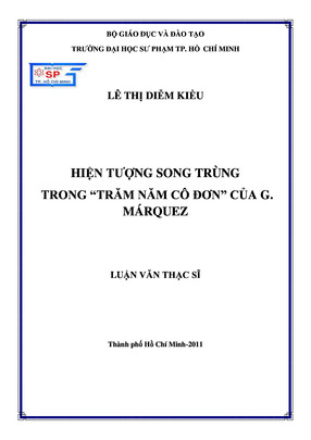 Hiện Tượng Song Trùng Trong Trăm Năm Cô Đơn Của G. Márquez